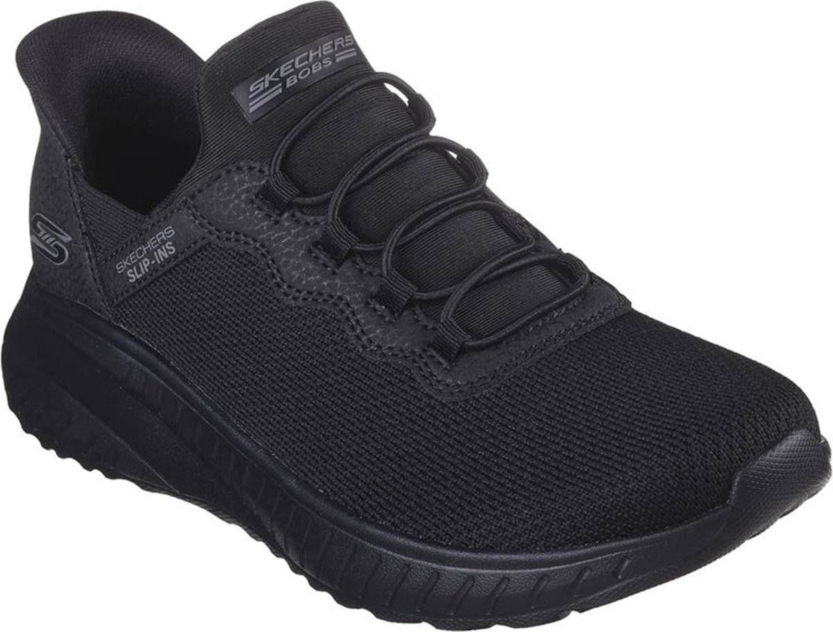 Skechers WIDE FIT BOBS SQUAD CHAOS DAILY INSPIRATION Slip Ins voor dames, zwart