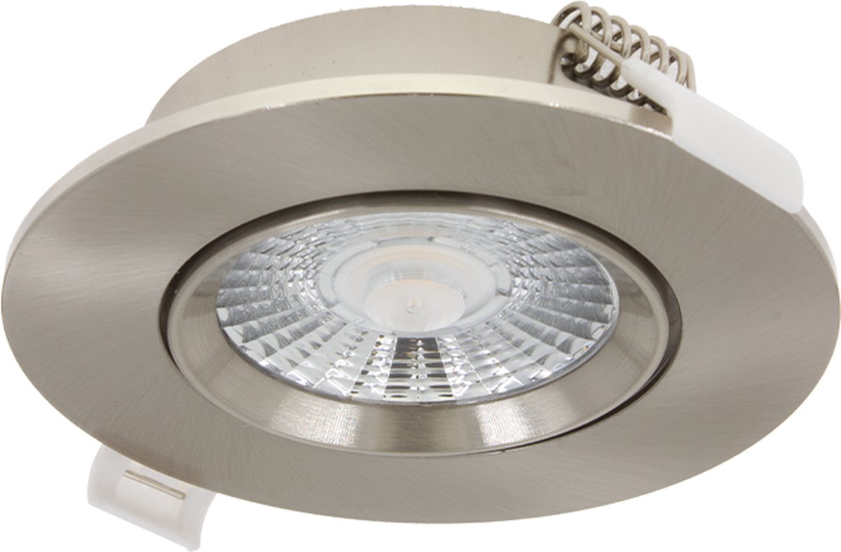 Inbouwspot - 6W Dim to Warm Zilver - Geborsteld IP44
