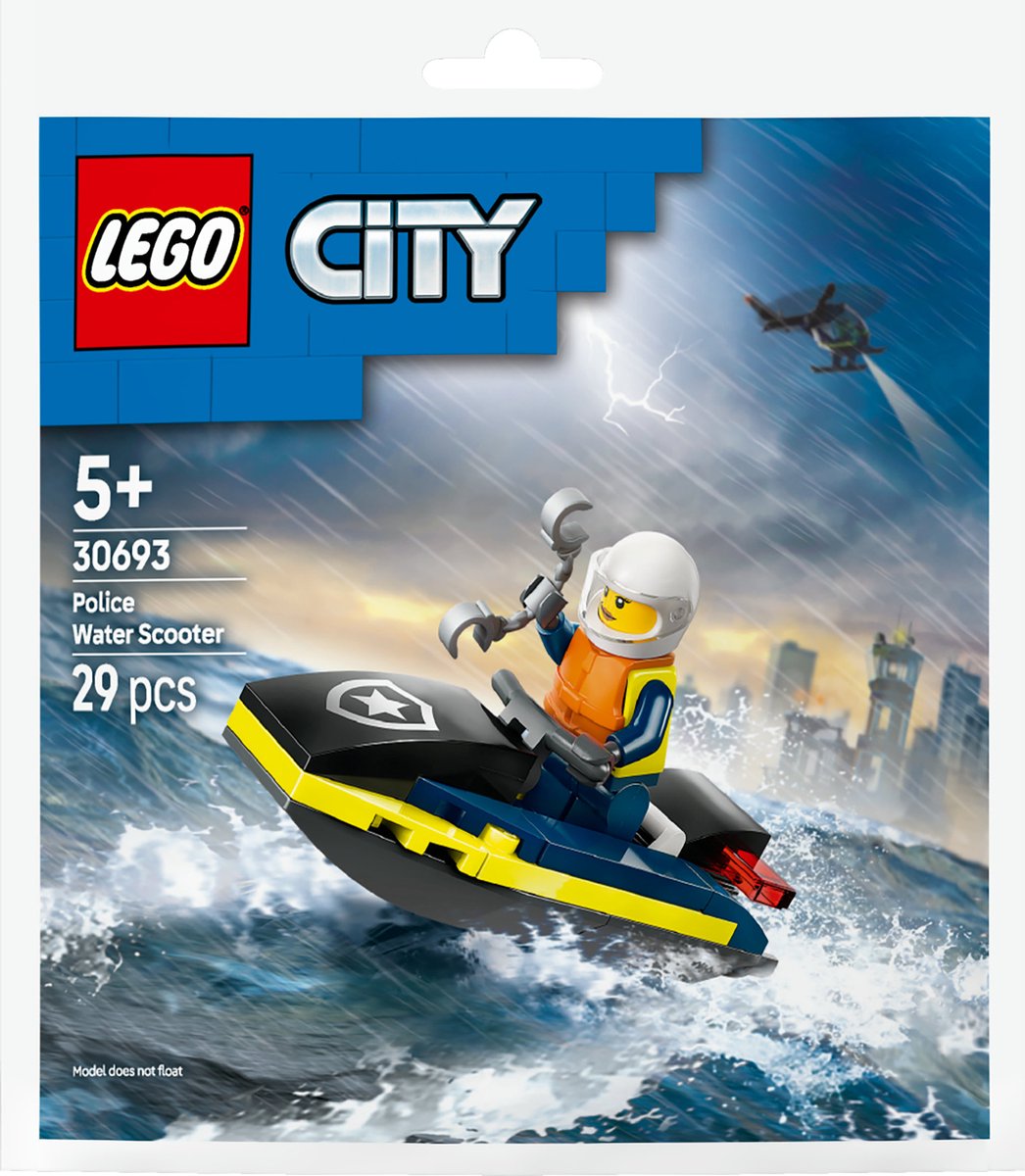 LEGO City 30693  Politie Waterscooter polybag