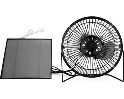 Mini Draagbare Ventilator voor Koeling - 45 W Usb Zonnepaneel Aangedreven - Outdoor Home Travelling Camping Auto Ventilatiesysteem .