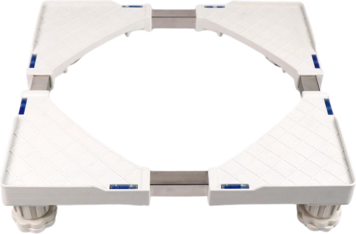 Livista® - Verstelbare Wasmachinestandaard - Wit - Max.300 kg - Geschikt voor Koelkast/Wasmachine/Droger/Vrieskast - Universele Standaard