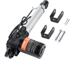 VEVOR 6000N Lineaire Actuator DC 12V Lineaire Aandrijving Ip44 Elektrische Lineaire Motor 150 mm Slaglengte Geluidsniveau ≤50 DB Elektrische Deuropener 5 mm/s Rijsnelheid Lineaire Technologie Aanpassing Aandrijving