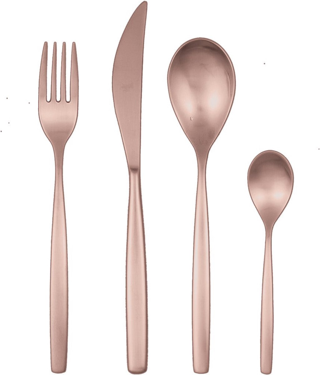 Mepra Bestekset Stiria Bronzo Ice - Gematteerd - RVS - 24-delig / 6 personen