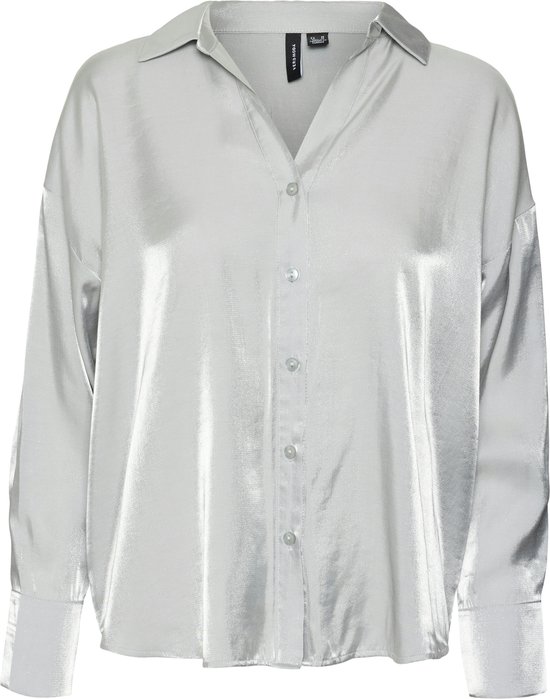 VERO MODA - VMQUEENY LS SHIRT WVN - Dames - Blouses