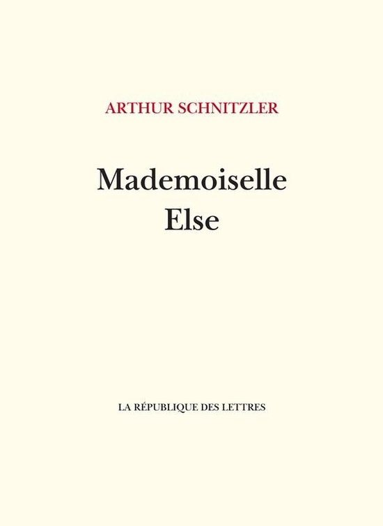 Schnitzler - Mademoiselle Else