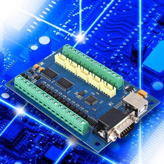 Axis Control Card 100Khz Motion Controller Card USB CNC 5 Axis Control Card Gravure ...
