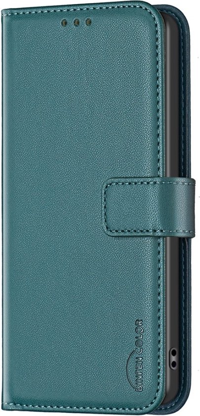 BINFEN Book Case adapté pour Motorola Moto G34 Case - Vert