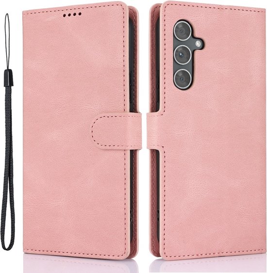 Coverup Book Case - Convient pour Samsung Galaxy A55 Case - Pink