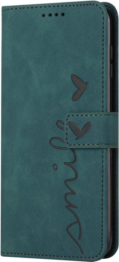 Coverup Smile Book Case Convient pour Samsung Galaxy A05s - Vert