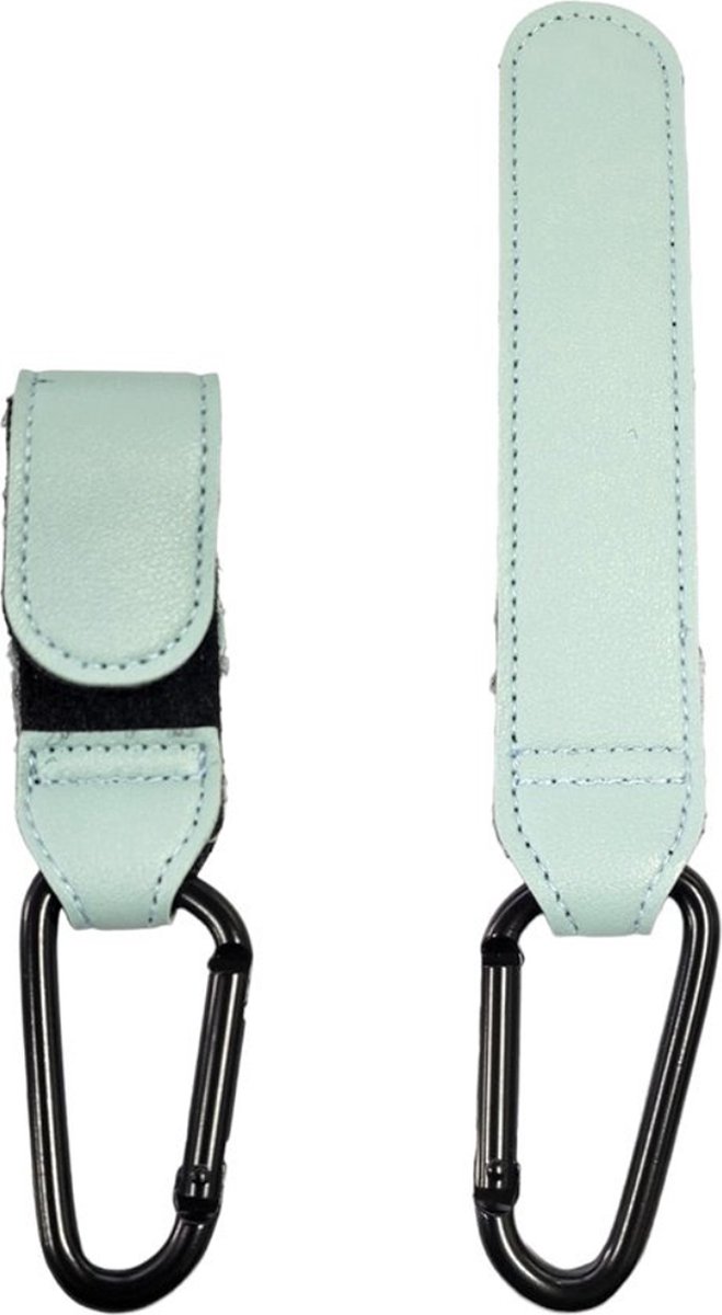 Knaak Kinderwagen Tassenhaakjes - Buggy haakjes - Babywagen - Haakjes voor Tassen - 2 - Licht Blauw