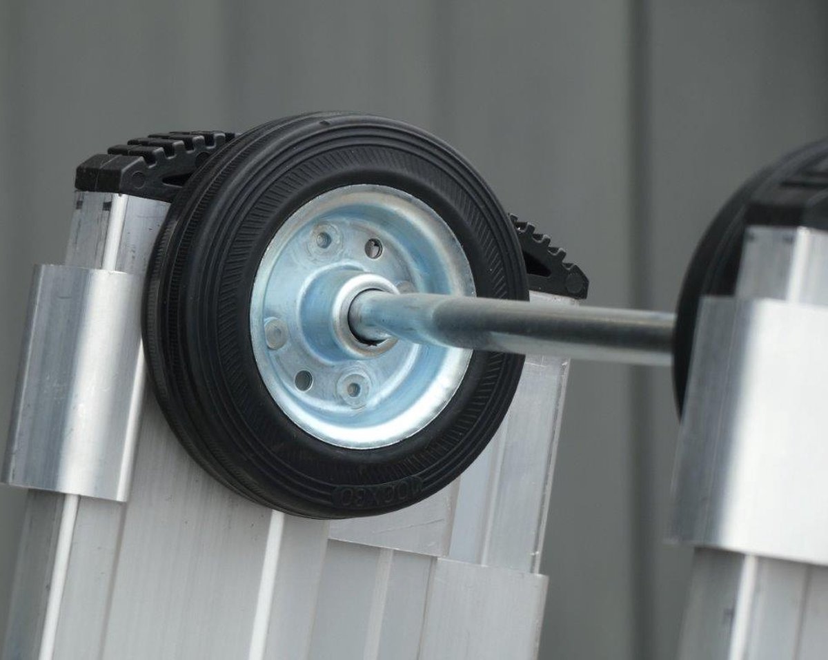 Professionele Schuifladder | 3-delig |gecoat | 3x10 treden | Top Safe Systeem |Aluminium | Anti slip | EN 131-1 + 2, NEN 2484, TÜV en GS gecertificeerd