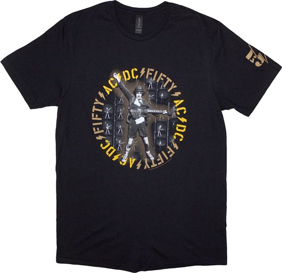AC/DC - Fifty Angus Repeat Heren T-shirt - XL - Zwart | bol