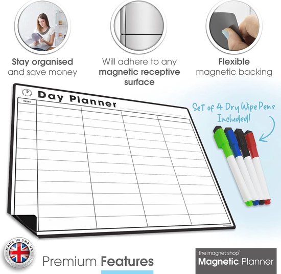 Magnetische Weekplanner Whiteboard Set - Planners Voor De Koelkast 1 1