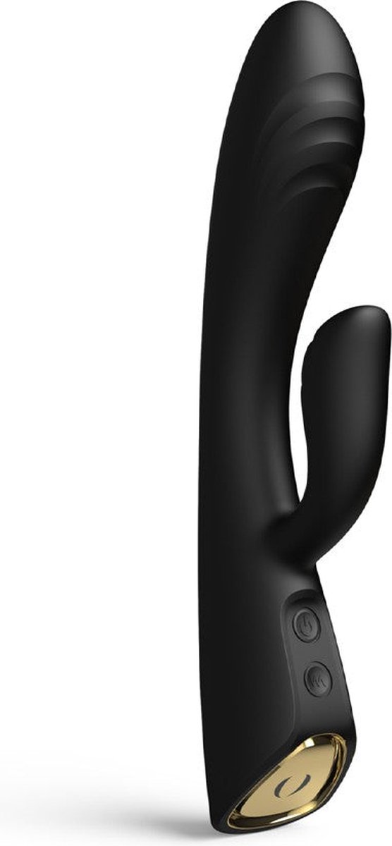 Goedkoopste Dorcel - Flexi Rabbit - Verwarmde Tarzan Vibrator - Zwart