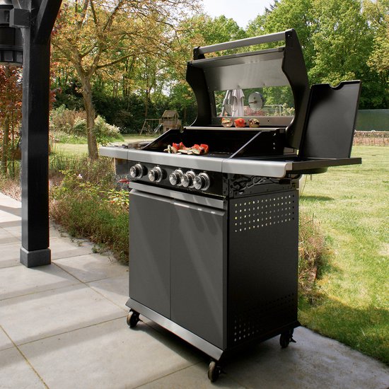 Patton Patio Pro Chef 4+ -burner "Frozen Grey" - Outdoorkitchen - Mat grijs van Patton — afbeelding 4