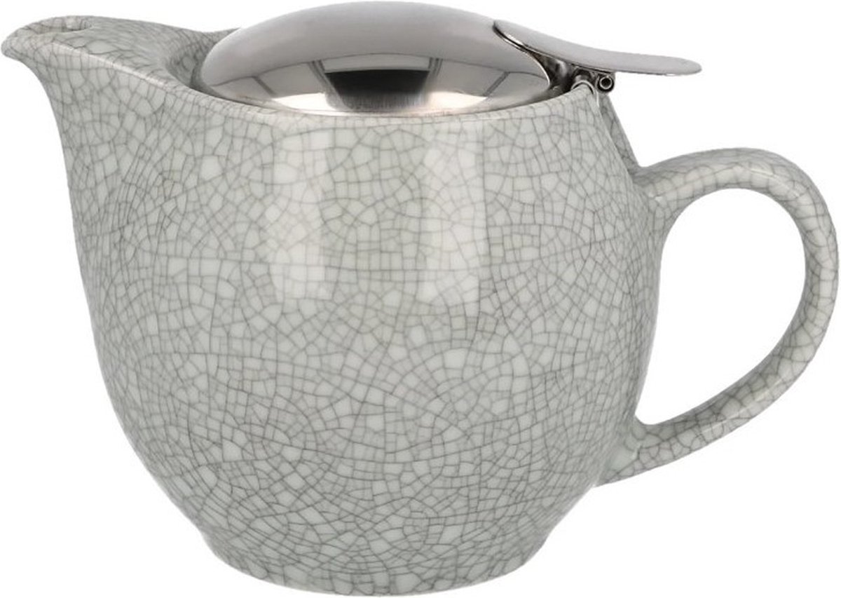 Zero Japan Theepot 450 Ml - Crackle Blue Grey