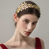 Handcess Griekse godin tiara blad kroon hoofdband kostuum hoofdstuk bladeren bruid hoofdtooi voor vrouwen, Eén maat, Kunststof, Geen edelsteen