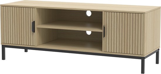 Foto: Glazen kast 6 niveaus glazen planken goud