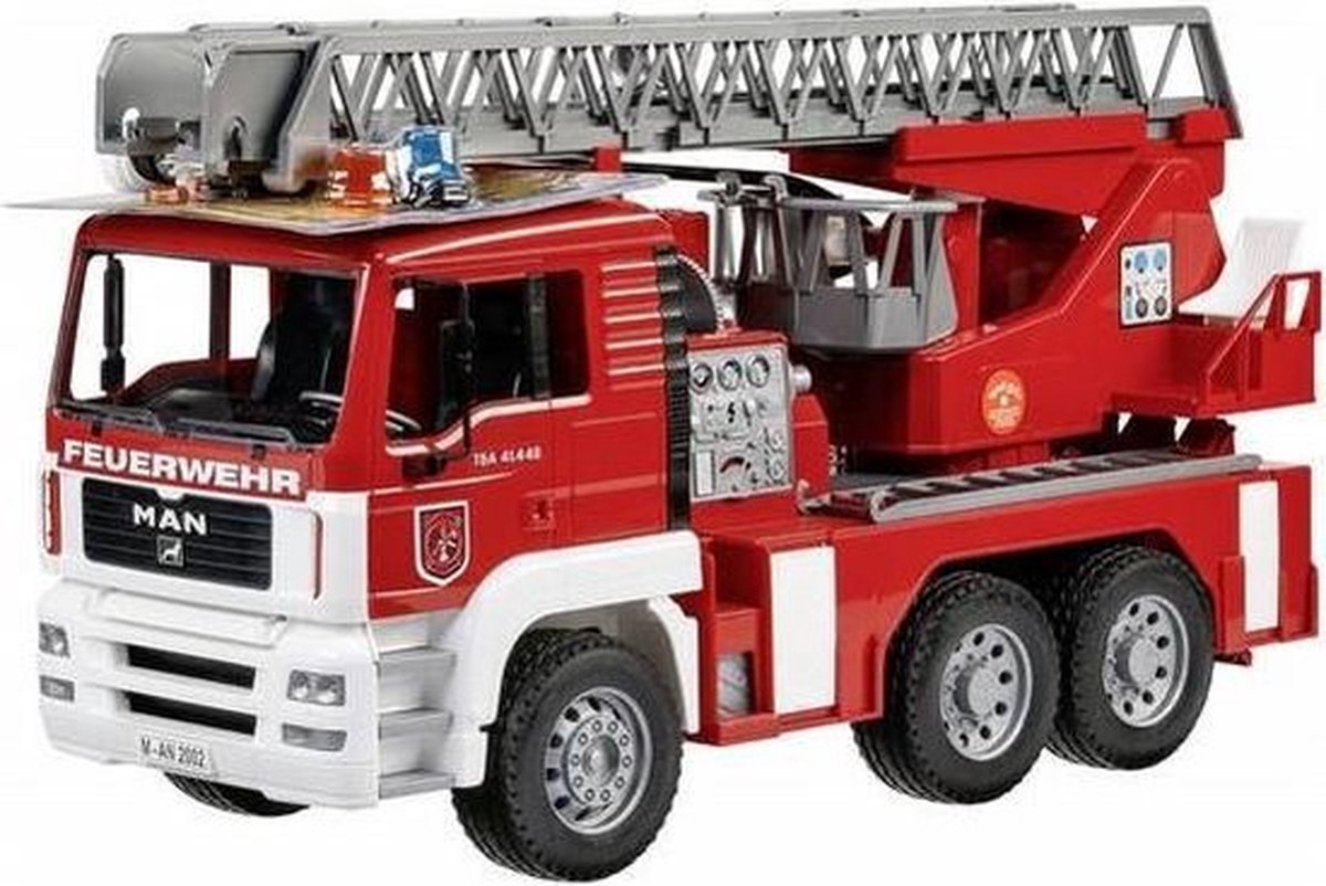 Bruder MAN Brandweerwagen met Draailadder - Speelgoedvoertuig — afbeelding 18