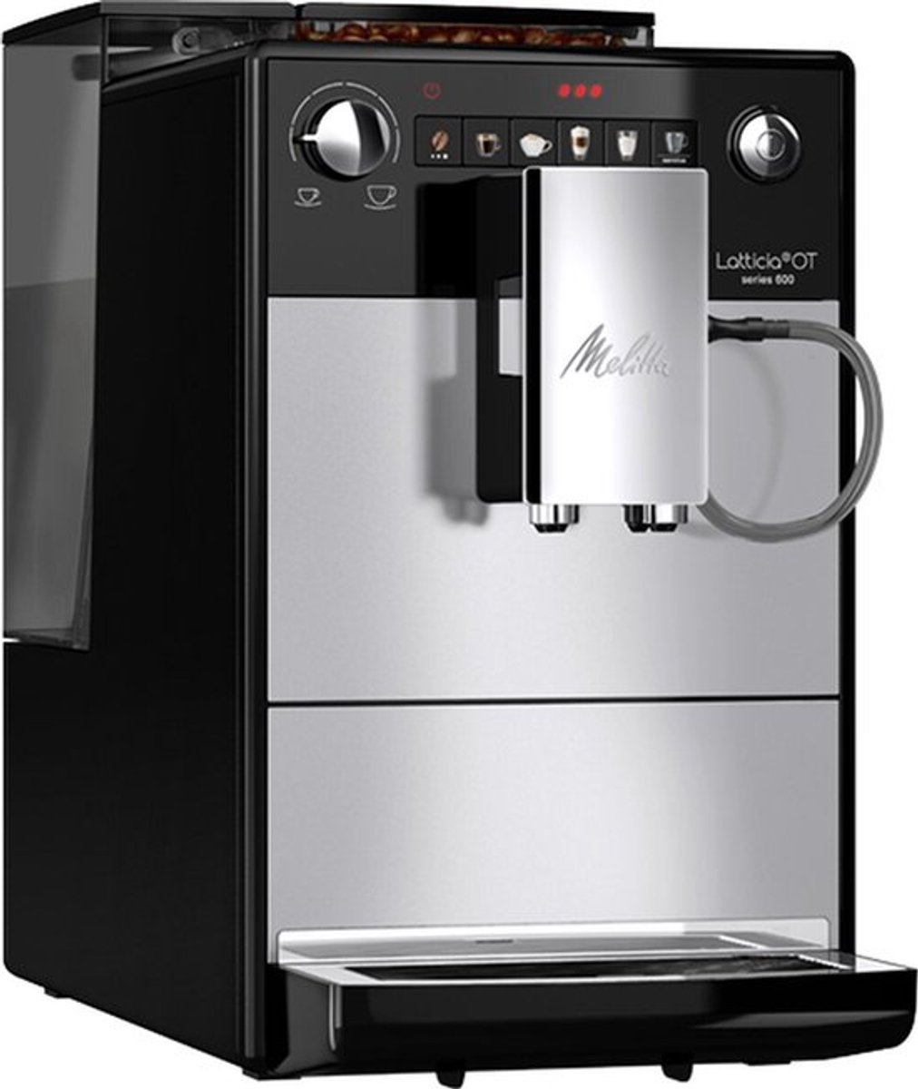 Melitta Latticia OT Volautomatische Koffiemachine Zilver - afbeelding 3
