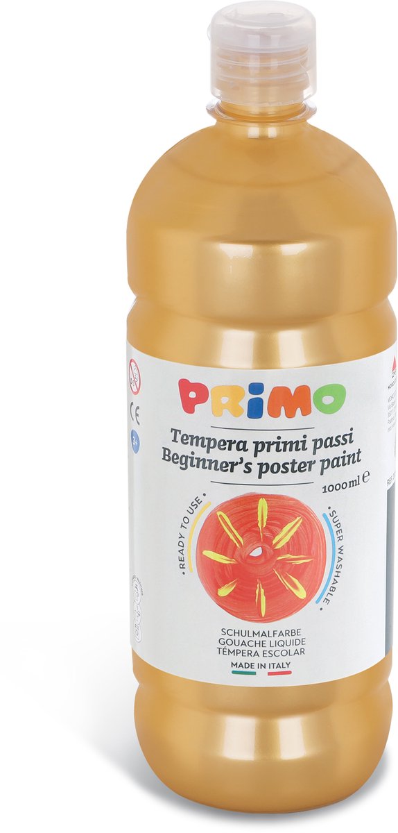 Primo Plakkaatverf Tempera 1000 Ml Goud