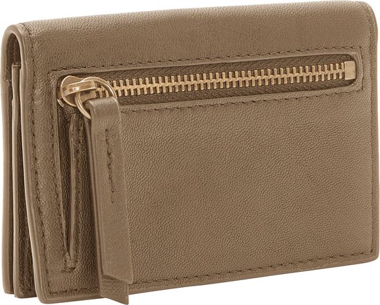 LIEBESKIND BERLIN Cuir Étui pour carte de crédit Chelsea Kodiaq Sheep Cardie Wallet Sepia Brun