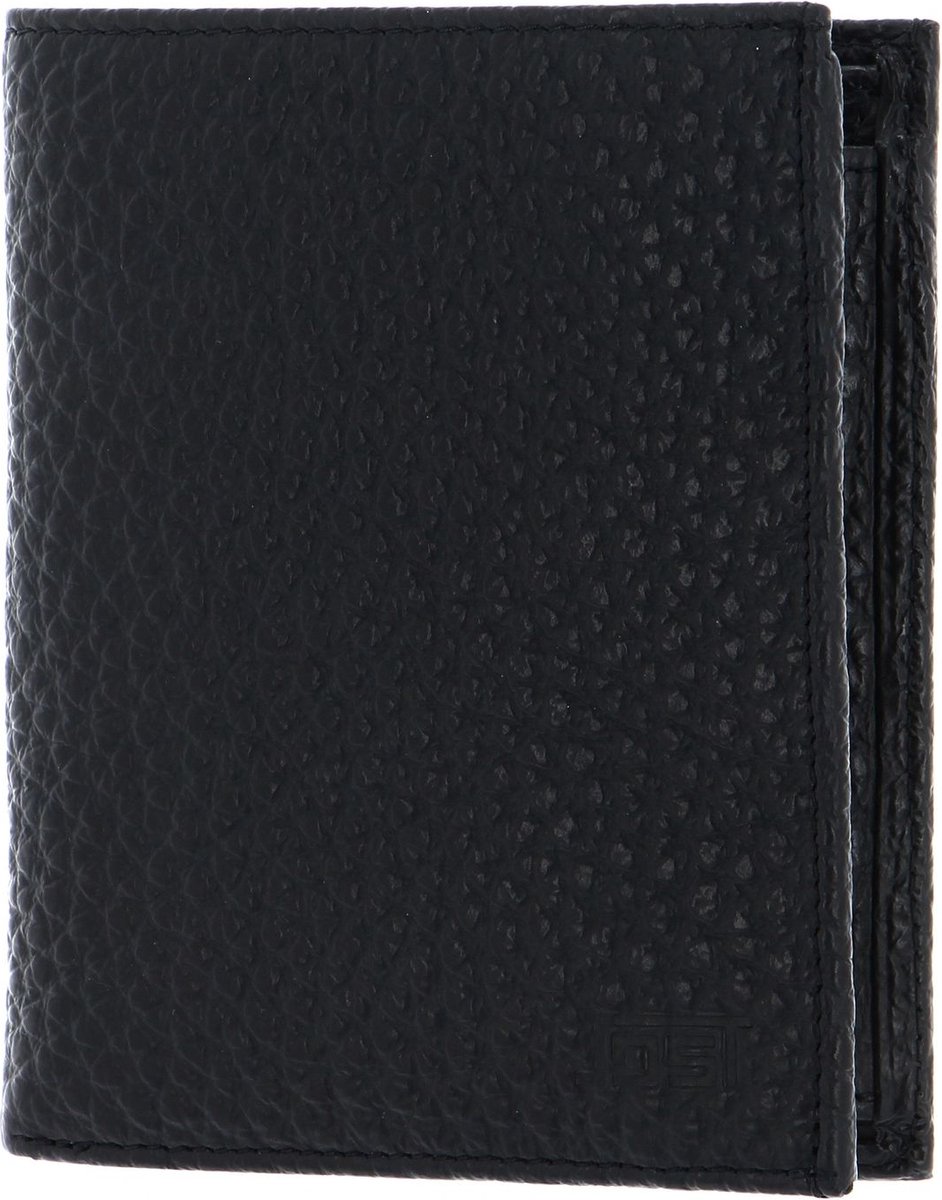 JOST Leren Portemonnee Kopenhagen Wallet Black Zwart
