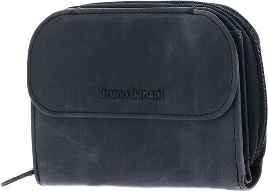 bruno banani Cuir Porte-monnaie Wallet Blue Bleu marine