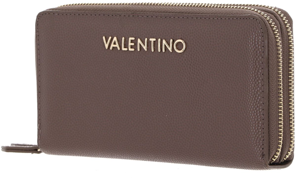 VALENTINO Portemonnee Divina Zip Around Wallet Taupe Bruine
