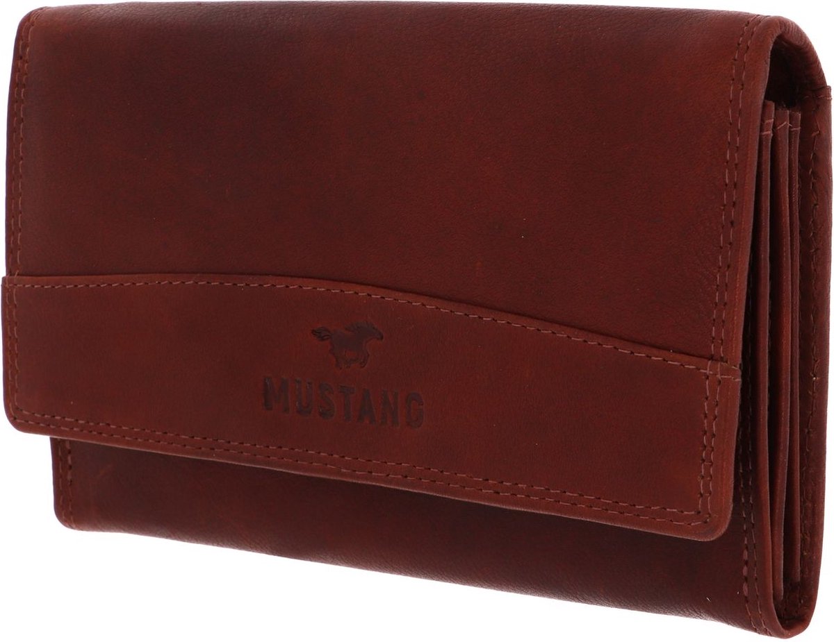Mustang® Udine leren portemonnee bruin