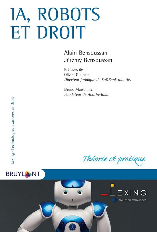 Lexing - Technologies avancées & Droit - IA, robots et droi ... - cover