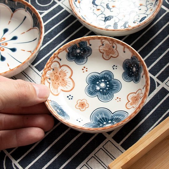 4er Set Keramikschüsseln Im Japanischen Stil - Perfekt Für Tapas, Desserts Und Dips