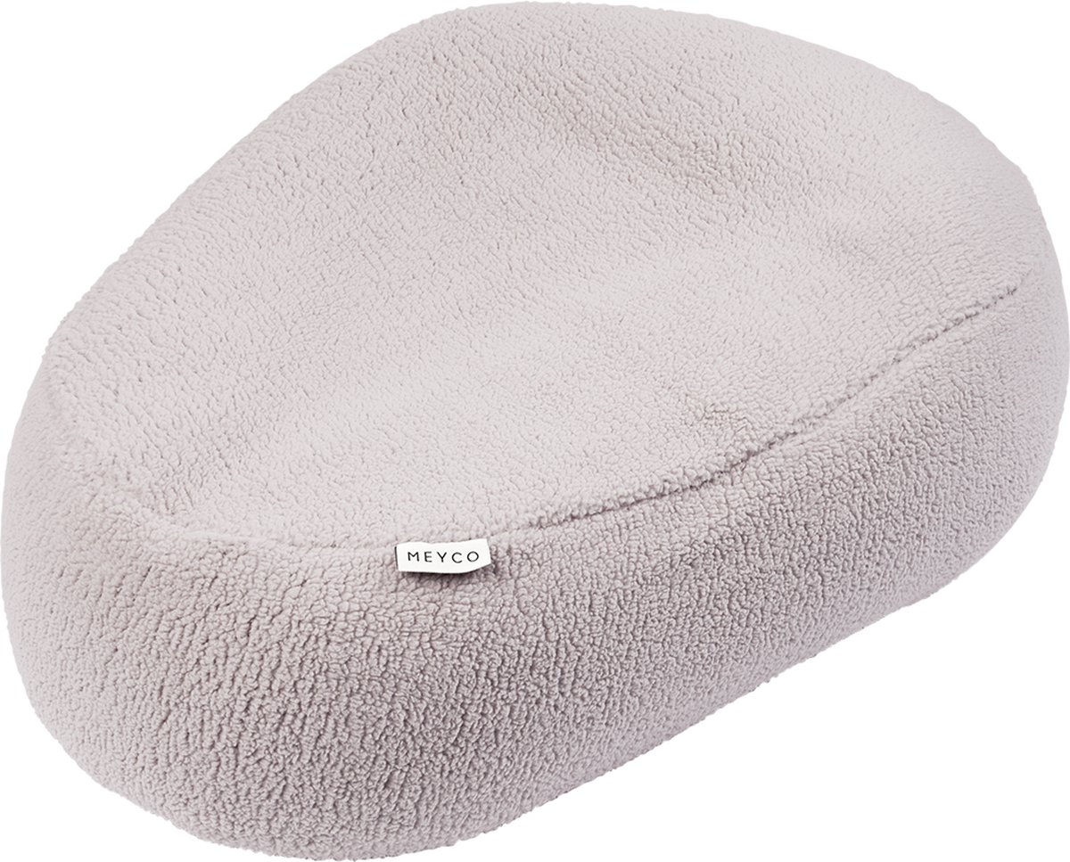 Goedkoopste Meyco Baby Teddy relaxhoes voor voedingskussen - greige