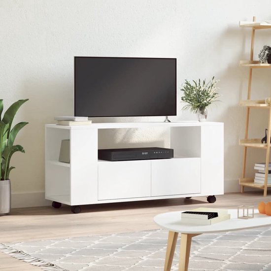 Vidaxl meuble tv gris béton 102x34,5x43 cm bois d'ingénierie