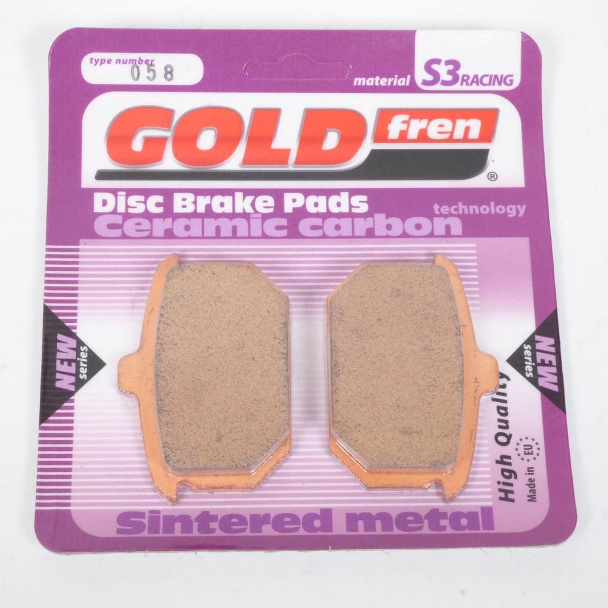 gold fren remblok voor harley davidson 1340 fxrs low glide 1982 tot 1984 ar nieuw