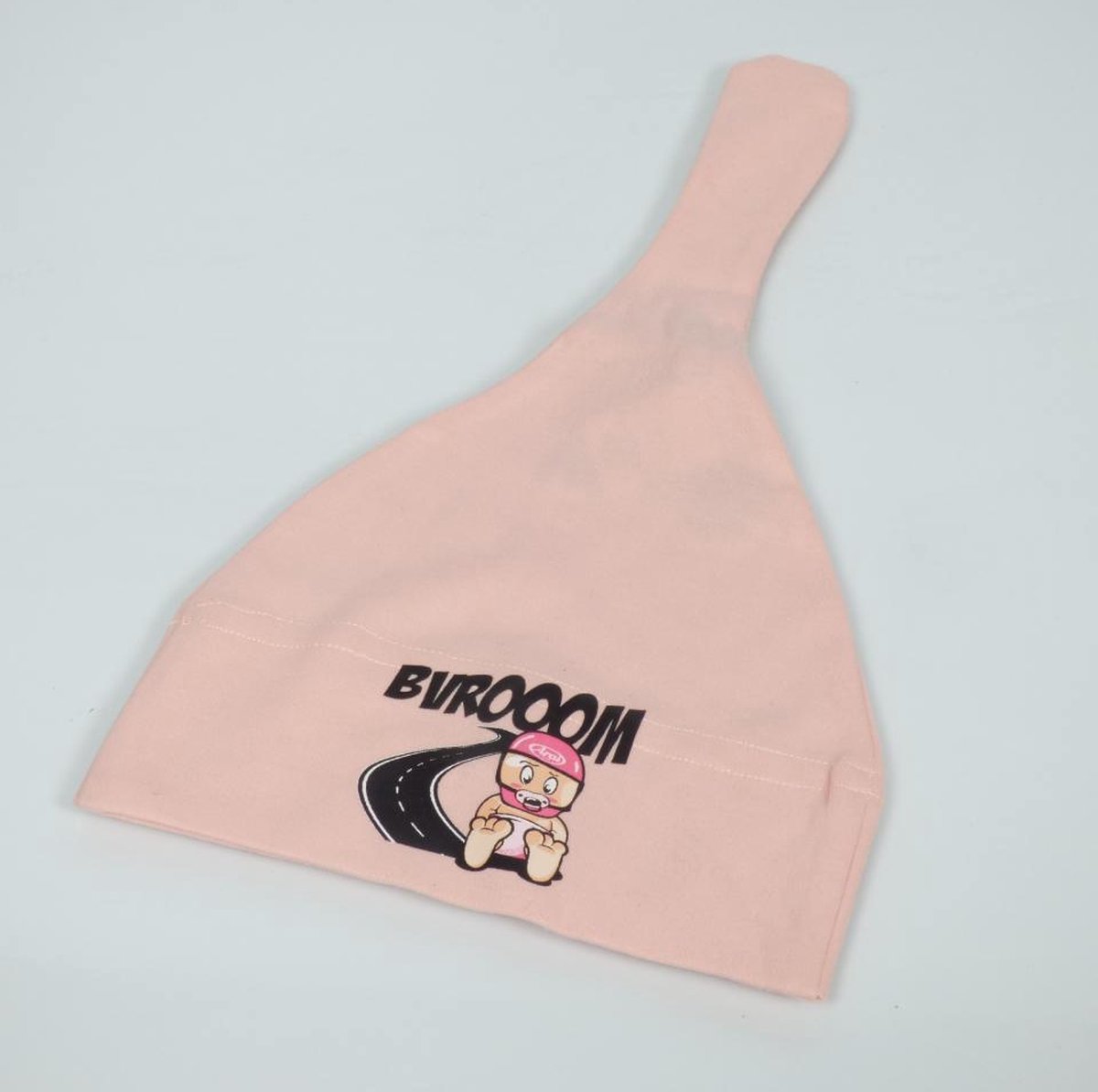 speciale baby biker muts roze kleur markering gazzzz voor de winter