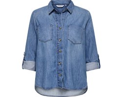 ONLY - ONLYASMIN SHIRT L/S DNM AKM NOOS - Dames - Blouses