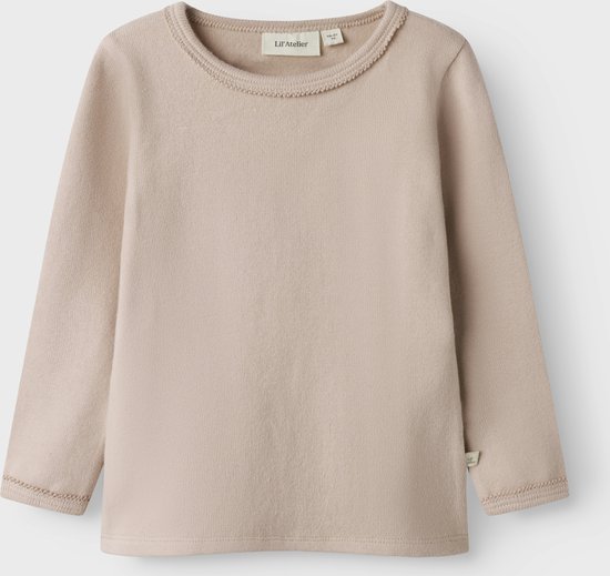 Top Maniche Lunghe NAME IT Per Bambina - Slim Fit, Girocollo, Stampa Allover. Leggero Ed Elastico In Jersey, Perfetto Per Tutto L'anno. Colore Lil Noos.
