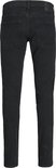 Zwarte denim jeans, recht van achteren. Jack & Jones.