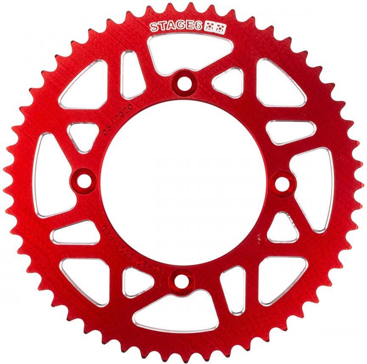 Couronne de transmission Stage 6 pour Moto Derbi 50 Senda Sm 2000 à 2001 Neuf