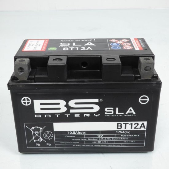 Batteria Kyoto YT12A-BS 12V 10Ah Per Scooter Kymco 300 G-Dink I (2012-2018)