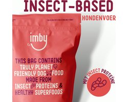 Imby Insect Based Hondenvoer MEDIUM - 3kg - 100% natuurlijk hondenbrokken - Insecteneiwit - Hondenvoeding