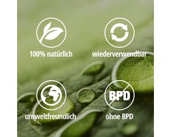Amazy Set van 2 notenmelkzakken van hennep inclusief inzetstukken met applicatietips 100 - Transparant 30x30cm 12"X12" moderne hennepvezel