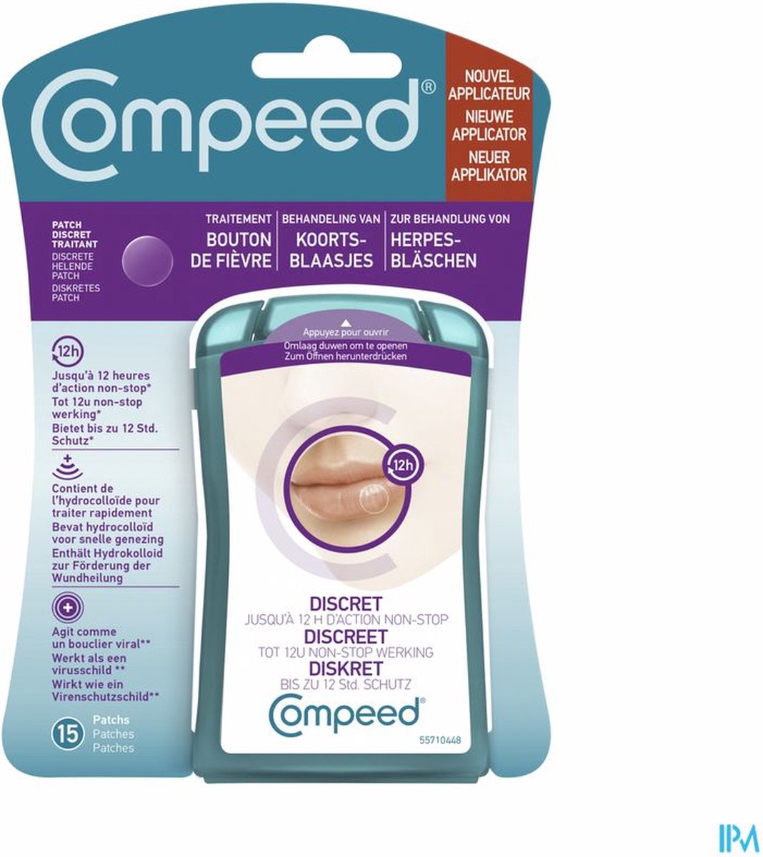 Goedkoopste COMPEED® Patch tegen Koortsblaasjes Discreet en Helend (3 x 15st).