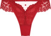 Hunkemöller Dames Lingerie String Daisy - Rood - maat M