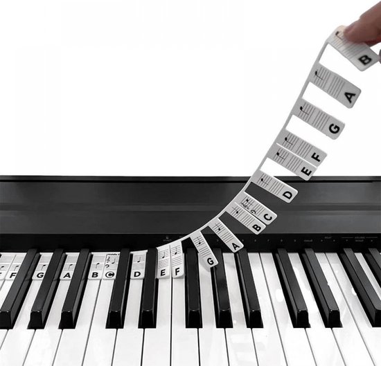 Foto: 61 toets piano toetsenbord stofkap verstelbaar bungee koord verstelbare elektrische piano toetsenbord hoes voor digitale elektrische piano volledige cover flexibel slot muziektoetsenbordbeschermer zwart