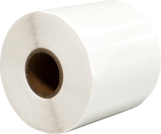 500 Etiketten Rond Transparant 65 mm op Rol - Sluitzegel ...