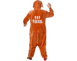 Honden onesie - Dieren onesie - Verkleedkleding - Bef tekkel - Maat XS/S