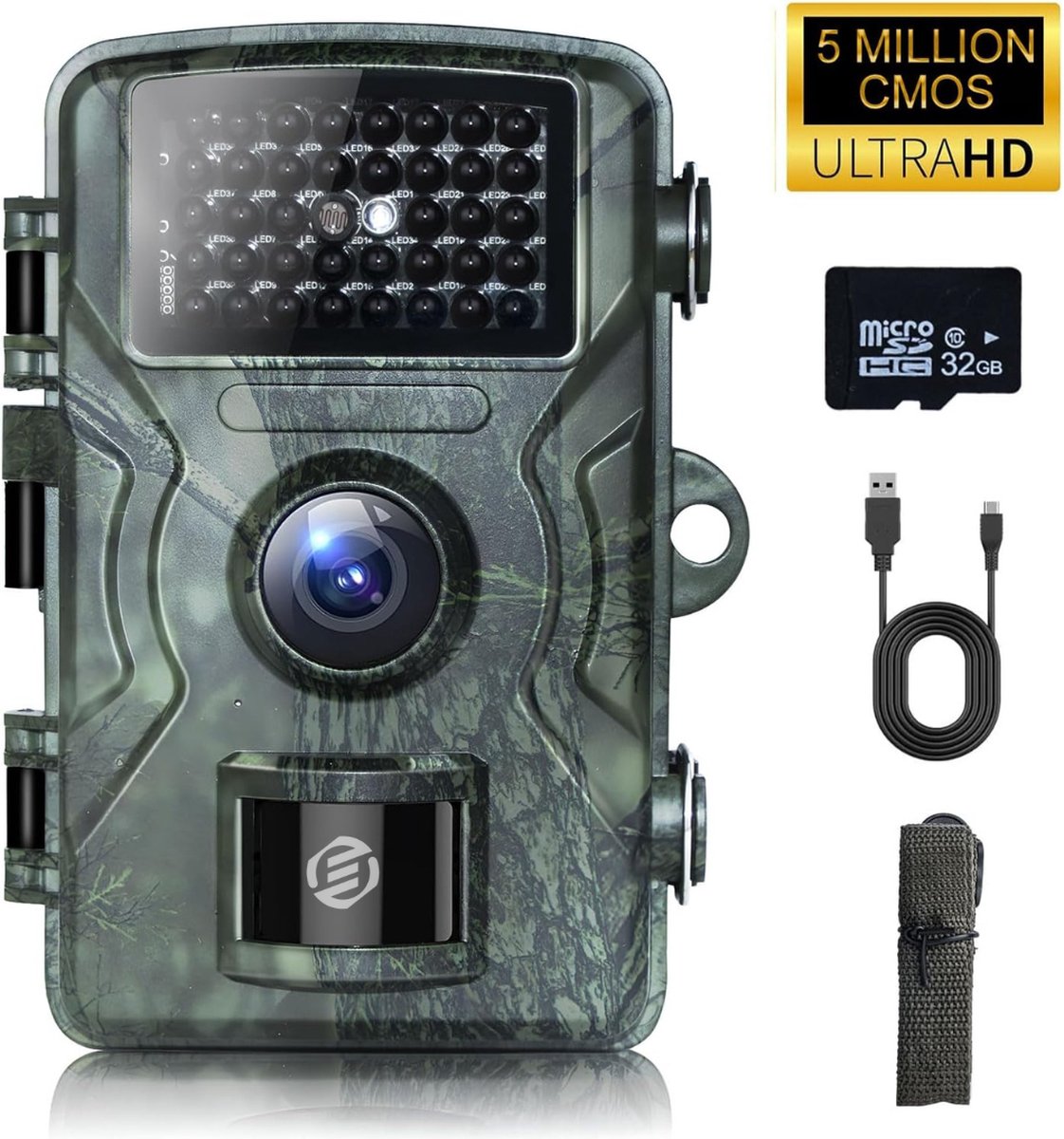 Equivera Wildcamera - Wildcamera met Nachtzicht - Wildcamera's - Wildcamera met Nachtzicht en Wifi - Wildlife Camera's - Wild Camera - Buitencamera met Nachtzicht - Wildcamera voor Buiten - Wildcamera met Sensor