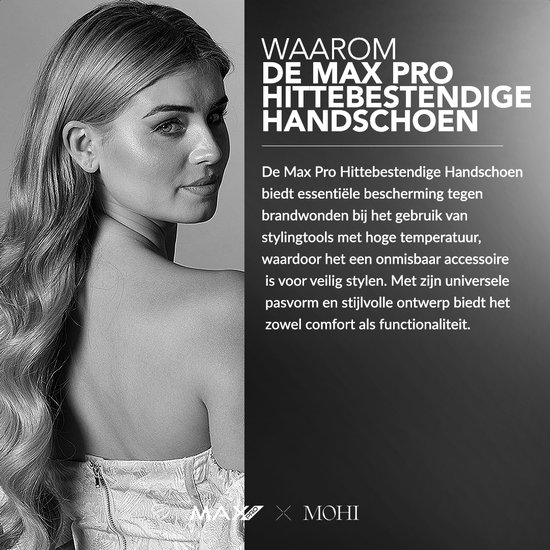 Max Pro - Hittebestendige Handschoen - handschoen - krultang - Zwart